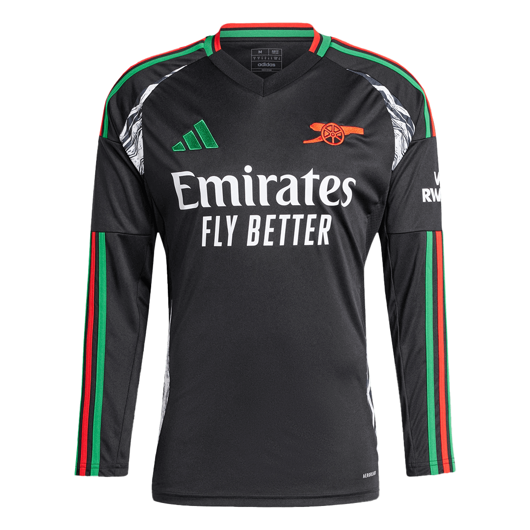 Arsenal Long Sleeve Jersey Away Football Shirt - Image 4