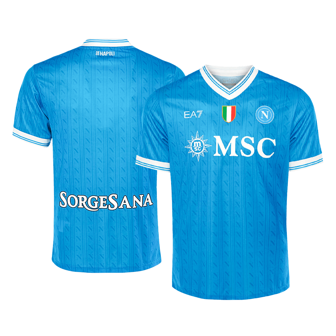 Napoli Soccer Jersey Home Custom Shirt 2025/26 - Image 3