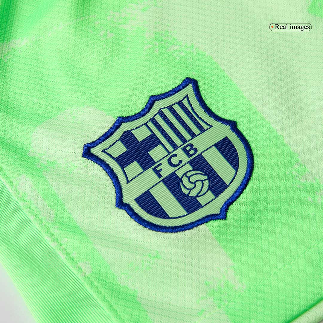 Barcelona Third Away Soccer Uniform Kits - Image 19