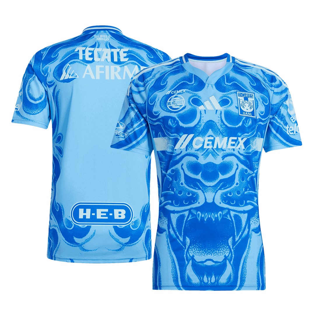 Tigres UANL Soccer Jersey Away Custom Shirt 2025/26 - Image 3