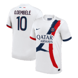 O.DEMBÉLÉ #10 PSG Soccer Jersey Away 2025/26 Custom Shirt