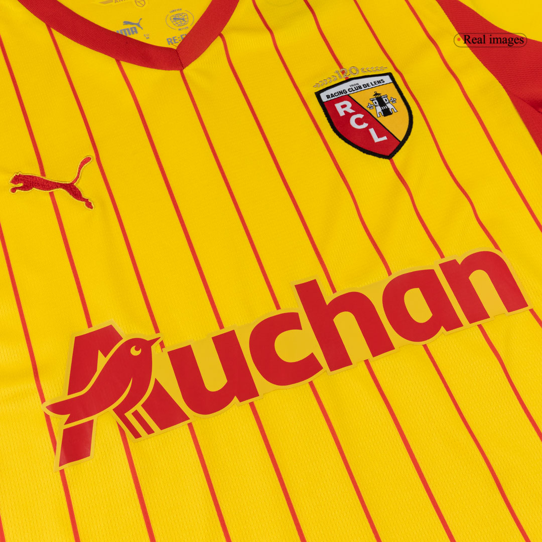 RC Lens Soccer Jersey Home Shirt 2025/26 - Image 8