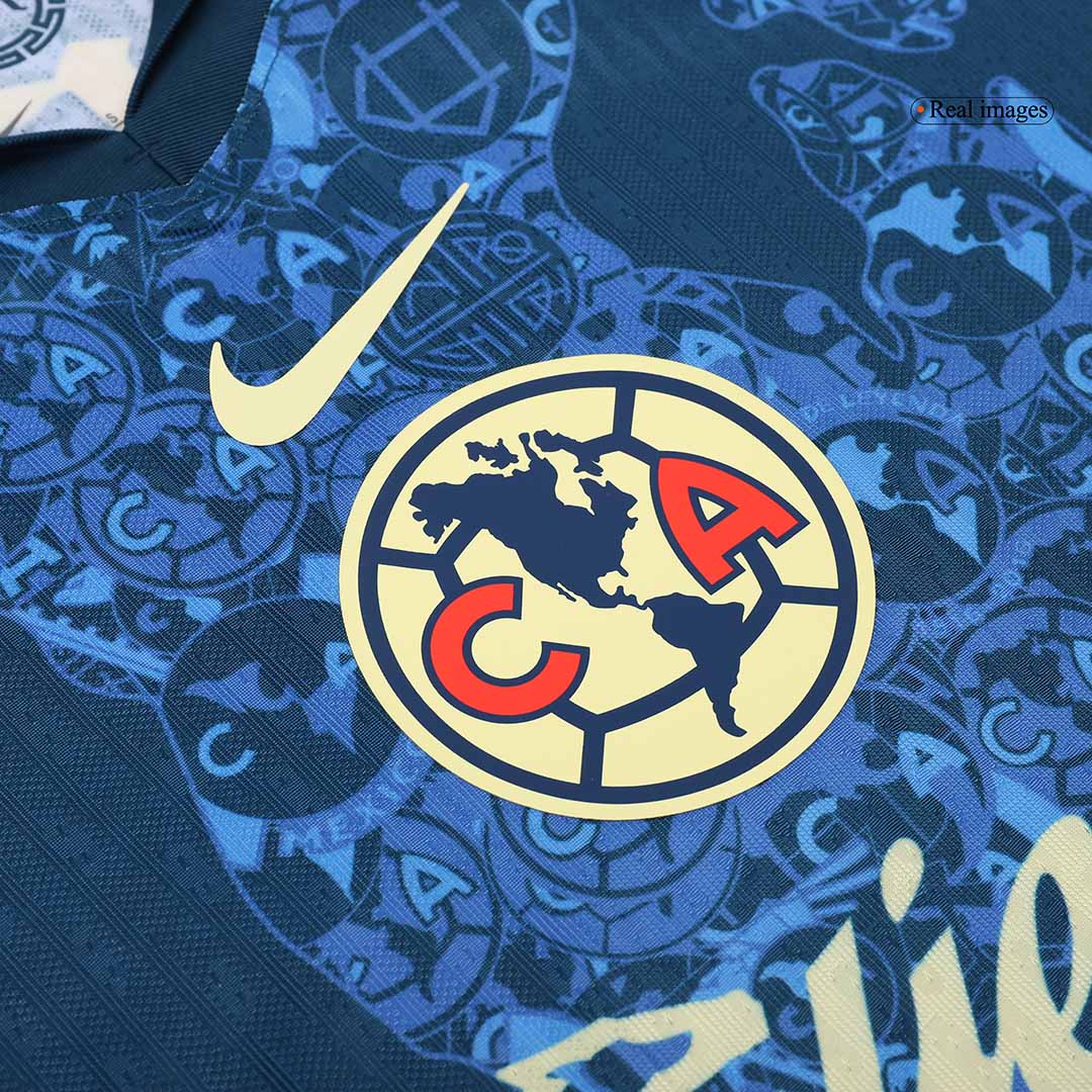 Club America Aguilas Away Custom Player Version Soccer Jersey - Image 7