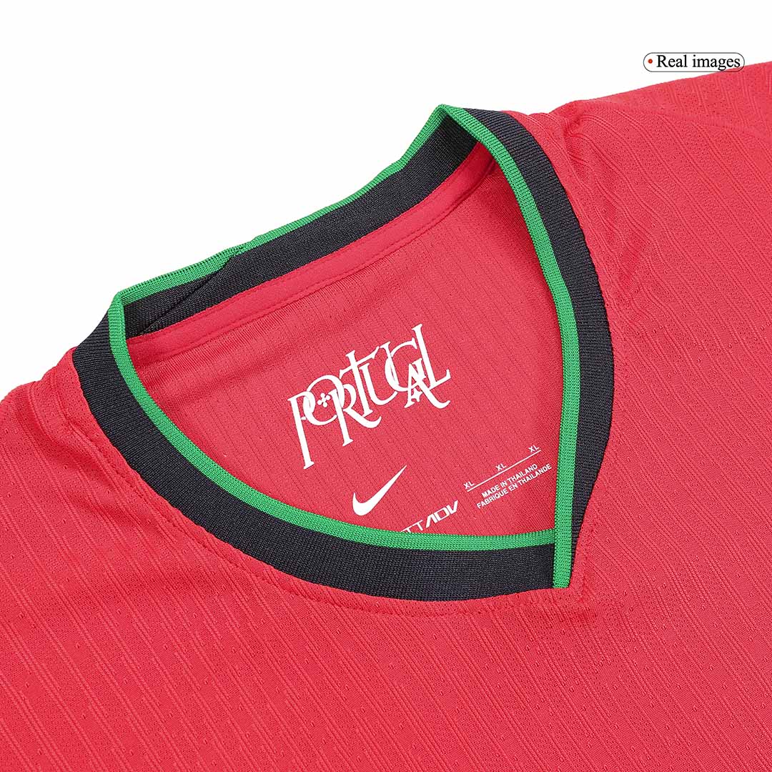 Portugal Home Custom Player Version Soccer Jersey Euro - Image 6