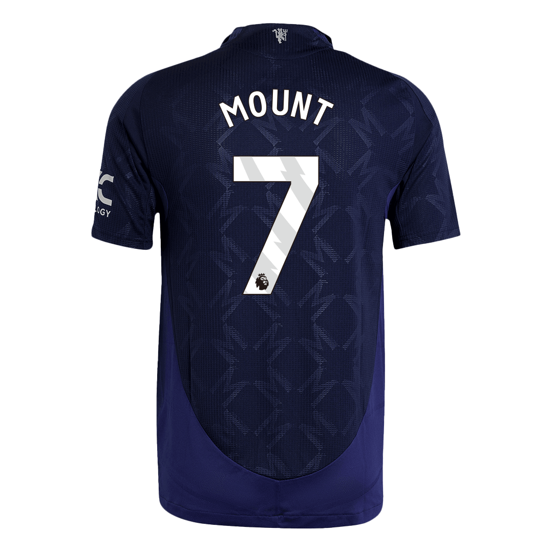 Manchester United MOUNT #7 Away Custom Player Version Soccer Jersey - Image 3
