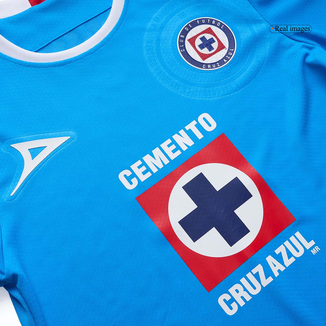 Cruz Azul Home Custom Player Version Soccer Jersey - Image 6