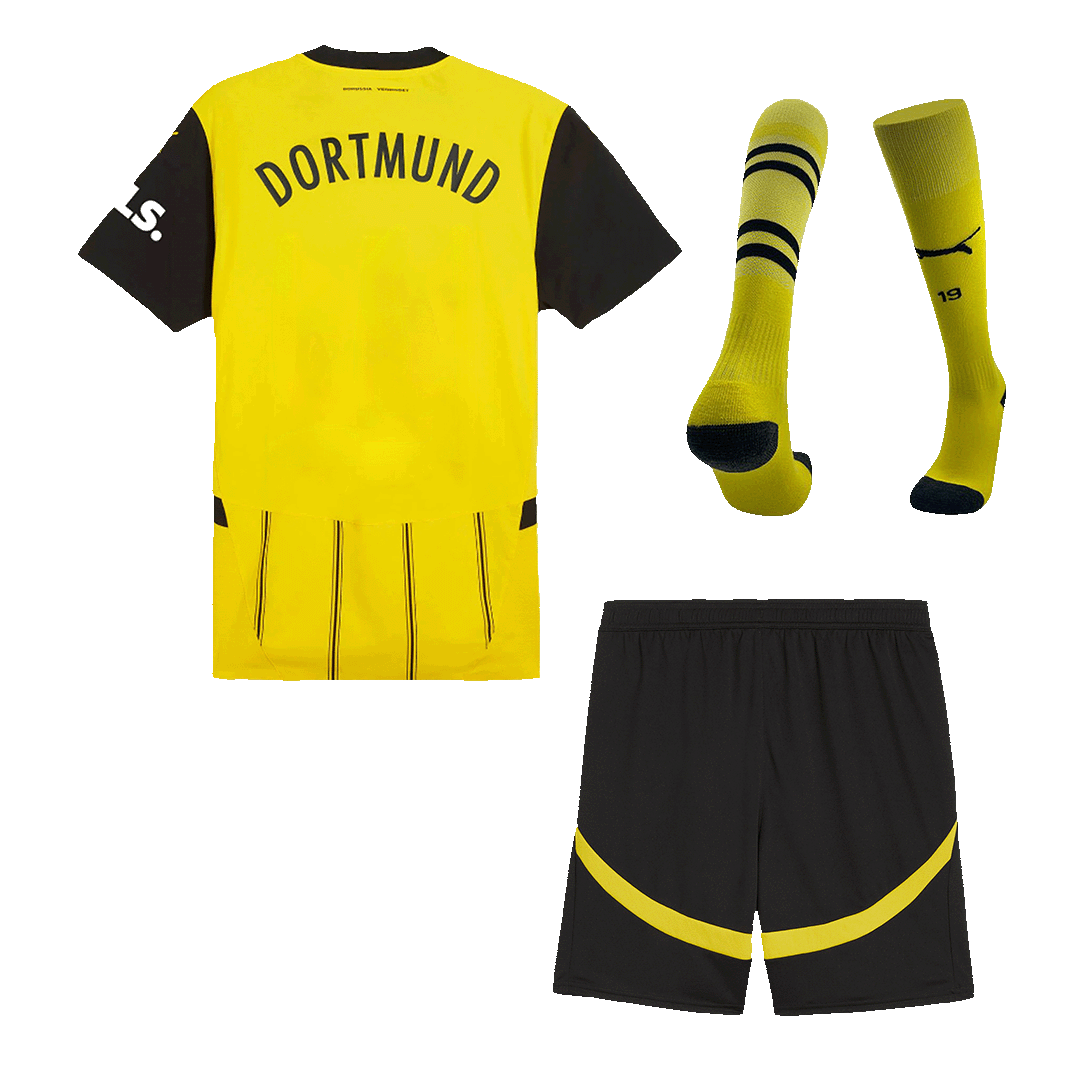 Borussia Dortmund Home Custom Full Soccer Kit - Image 2