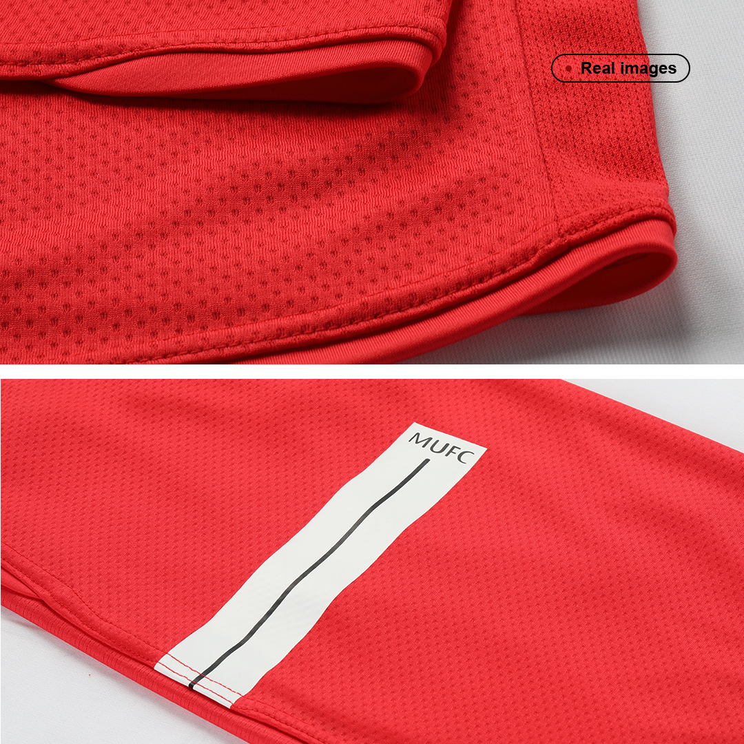 Manchester United Retro Jersey Home Soccer Shirt 2007/08 - Image 9