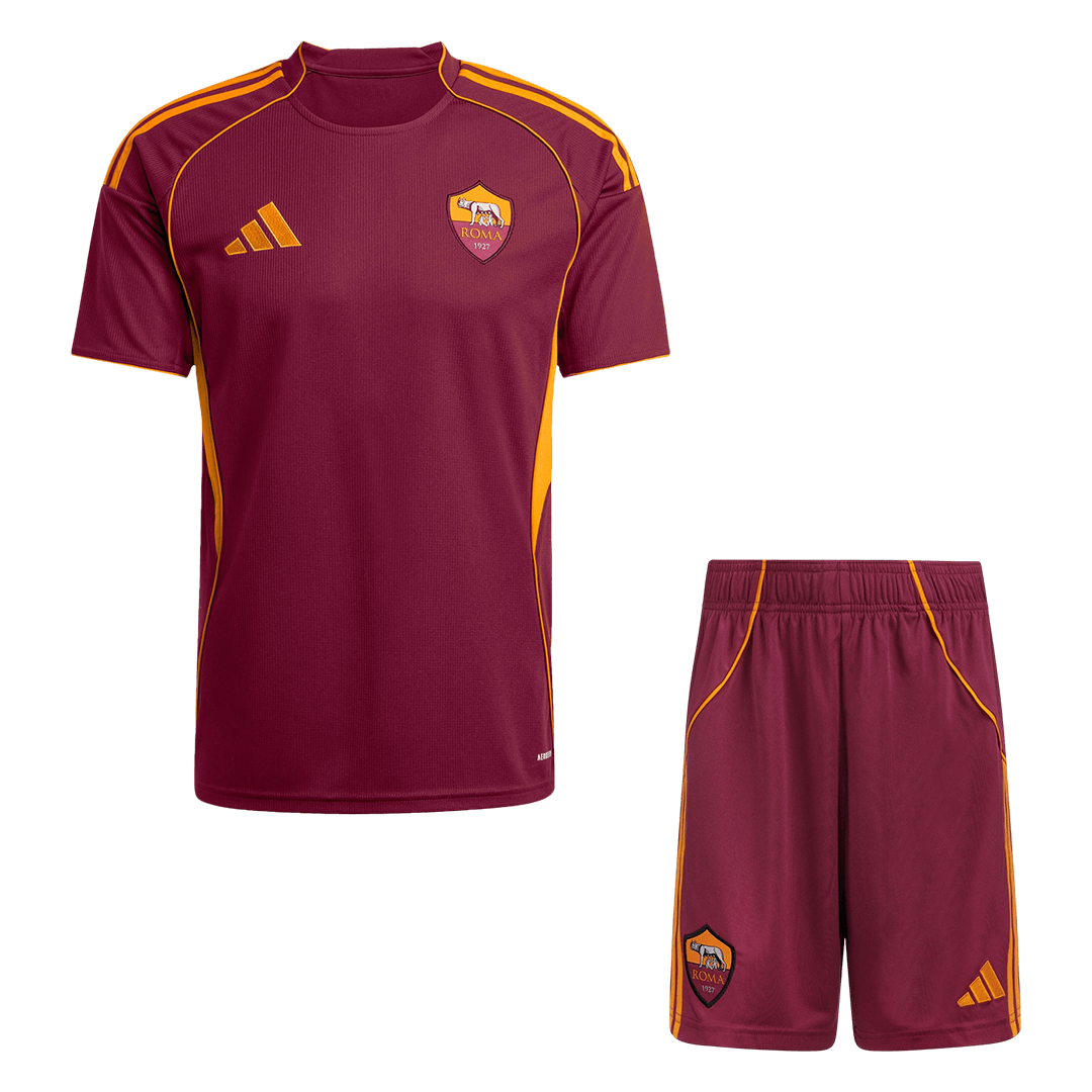 Roma Home 2025/26 Soccer Uniform Kits