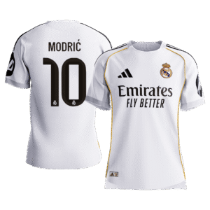 Real Madrid MODRIĆ #10 Home Custom Player Version Soccer Jersey 2025/26