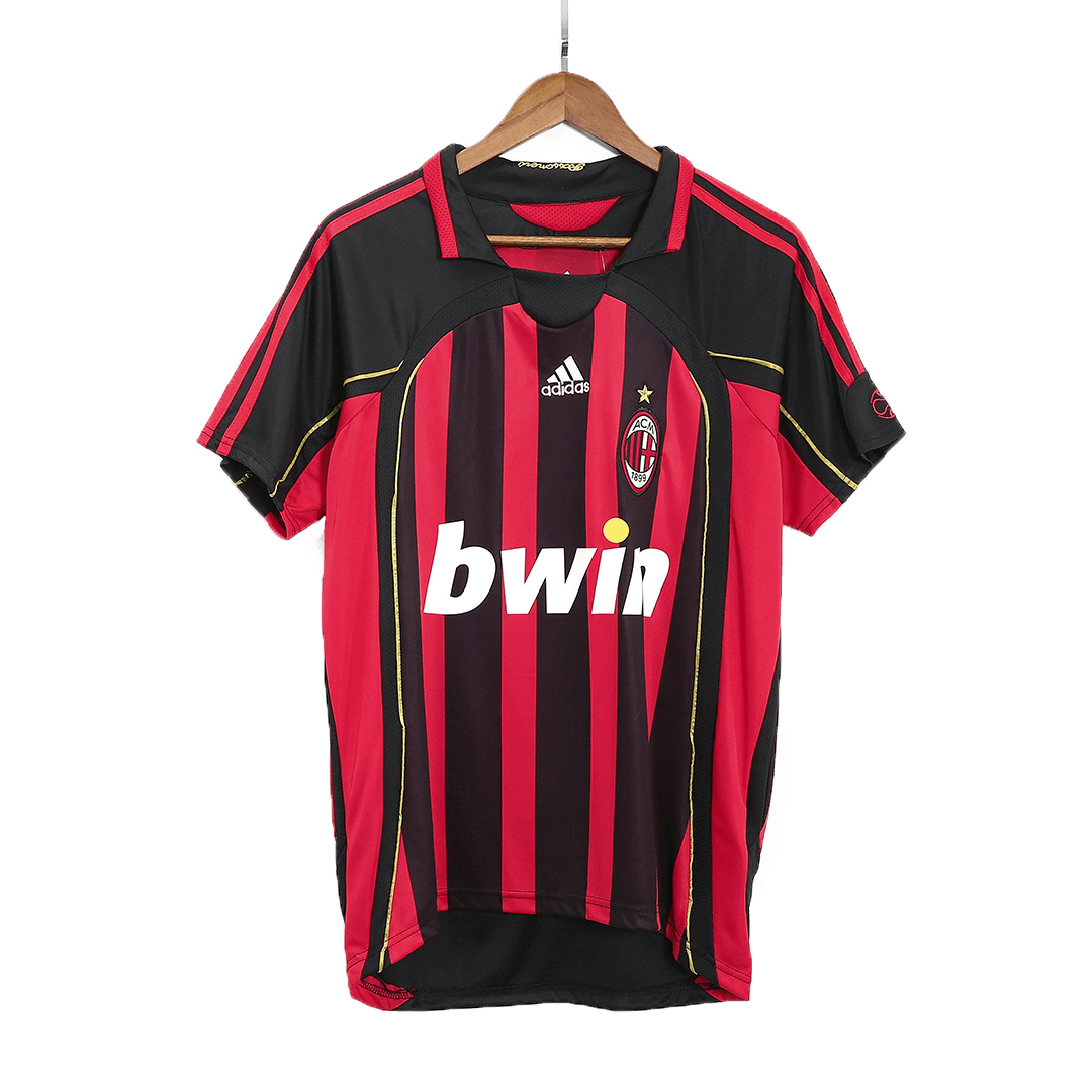 RONALDO #99 AC Milan Retro Jersey Home Soccer Shirt 2006/07 - Image 2