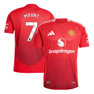 Manchester United MOUNT #7 Home Custom Player Version Soccer Jersey