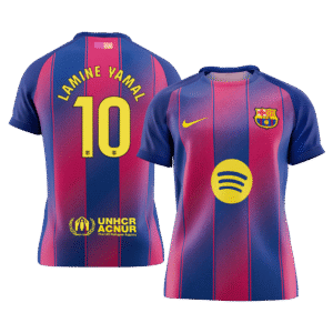 LAMINE YAMAL #10 Barcelona Soccer Jersey Home Custom Shirt 2025/26