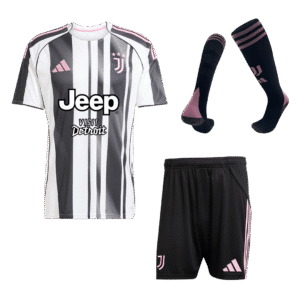 Juventus Home Custom Full Soccer Kit 2025/26