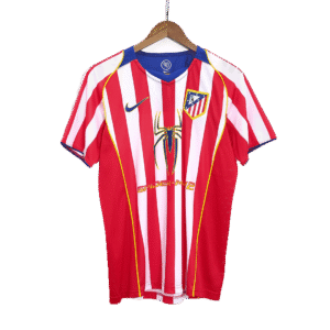 Atletico Madrid Retro Jersey Home Soccer Shirt 2004/05