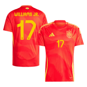 Spain Jersey Custom WILLIAMS JR. #17 Soccer Jersey Home