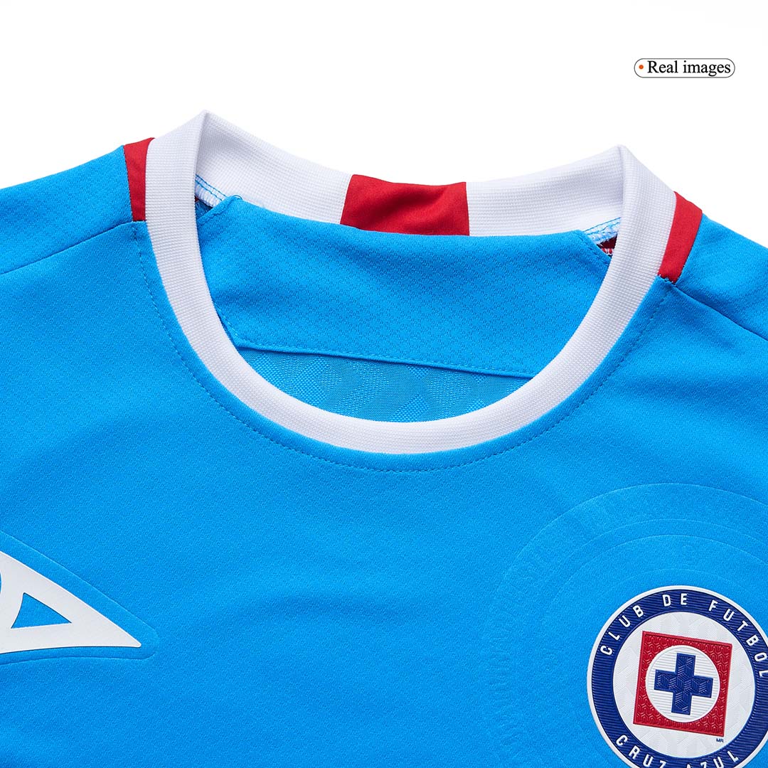 Cruz Azul Home Custom Player Version Soccer Jersey - Image 4