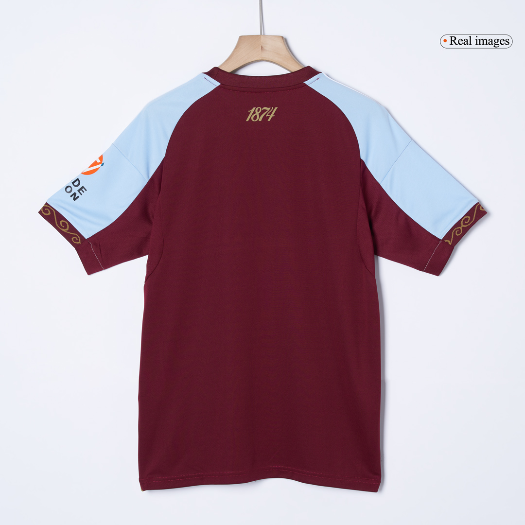Aston Villa Soccer Jersey Home Custom Shirt 2025/26 - Image 6