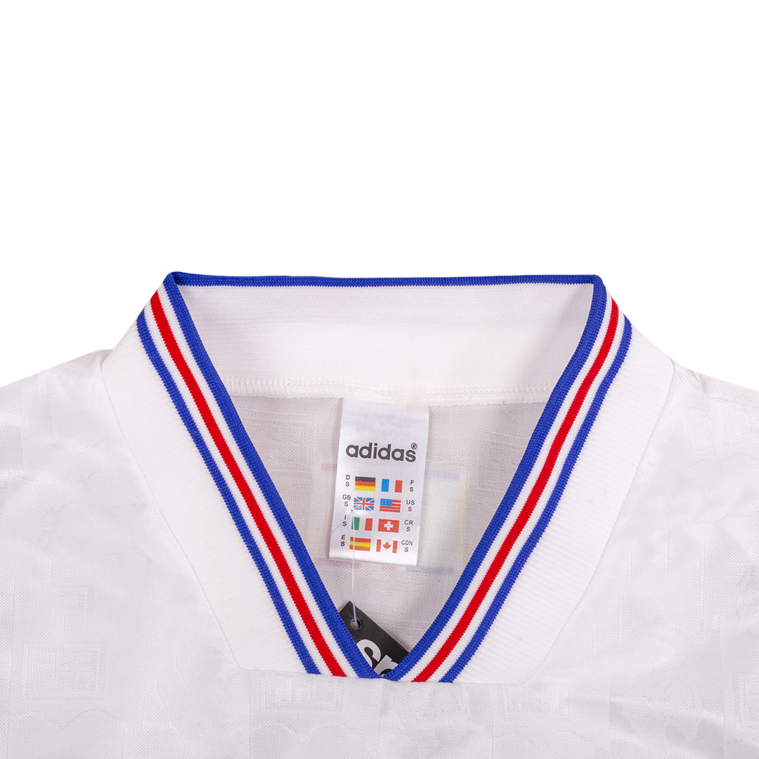 France Retro Jersey Away Soccer Shirt 1996 - Image 3