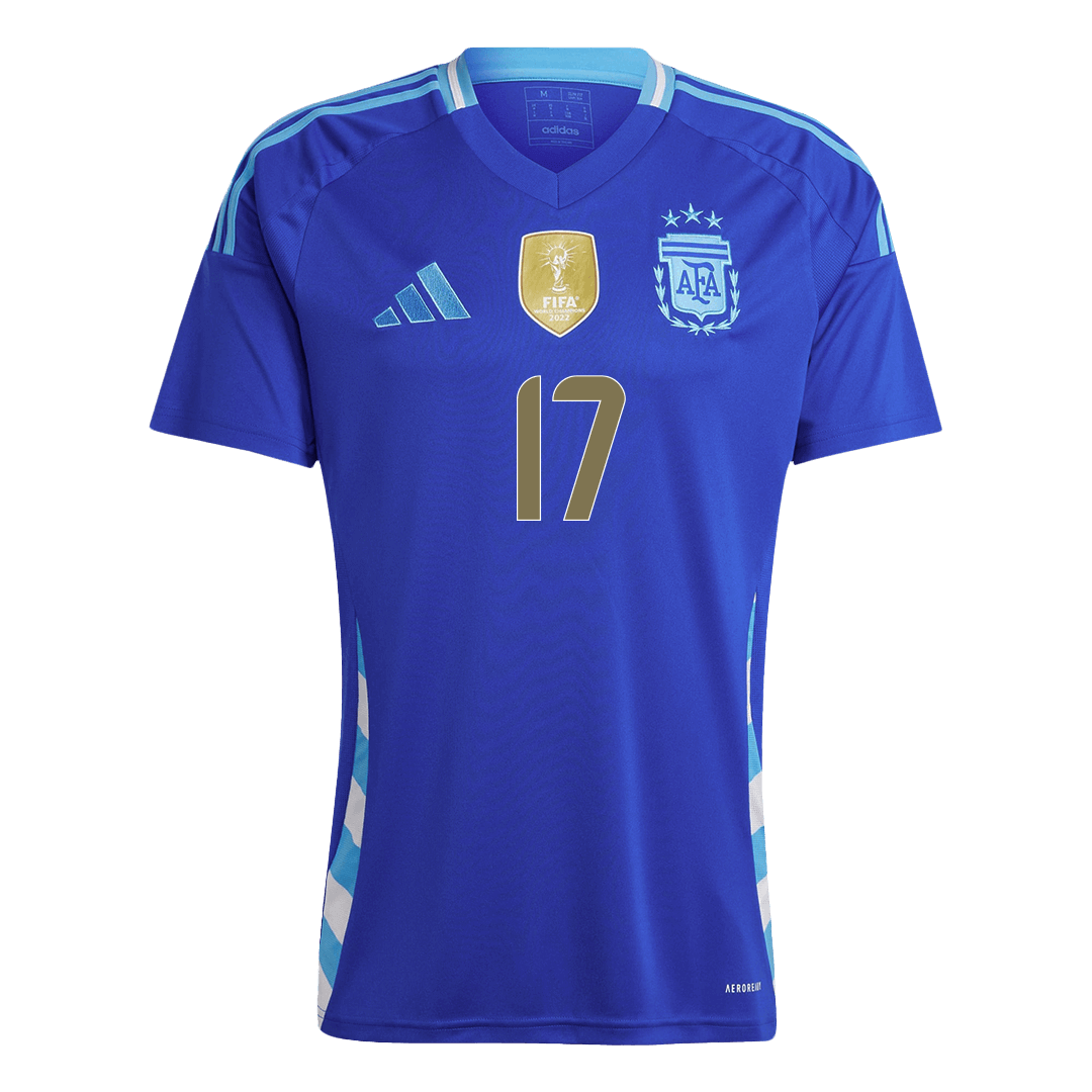 Argentina Jersey Custom GARNACHO #17 Soccer Jersey Away - Image 2