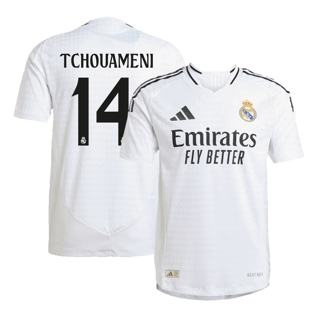 Real Madrid TCHOUAMENI #14 Home Custom Player Version Soccer Jersey