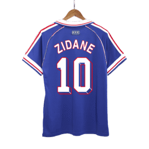 ZIDANE #10 France Retro Jersey Home Soccer Shirt 1998 World Cup