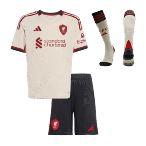 Kids Liverpool Away Custom Full Soccer Kits2025/26