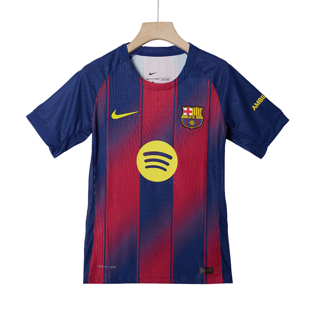 Barcelona LEWANDOWSKI #9 Home Custom Player Version Soccer Jersey 2025/26 - UCL - Image 5