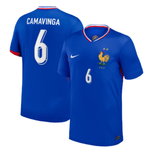 CAMAVINGA #6 France Soccer Jersey Home Custom Shirt