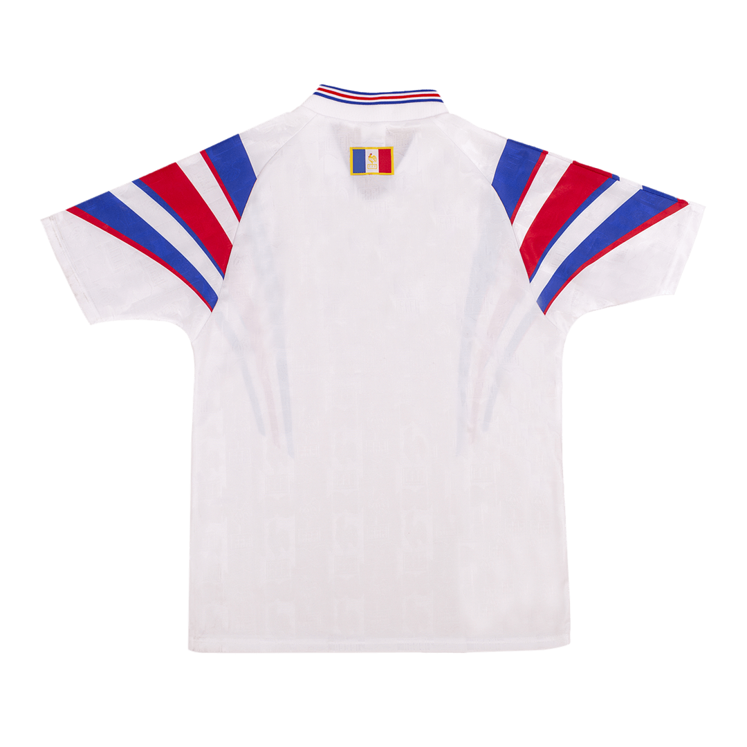 France Retro Jersey Away Soccer Shirt 1996 - Image 10