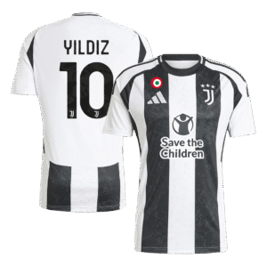 Juventus Jersey Custom YILDIZ #10 Soccer Jersey Home