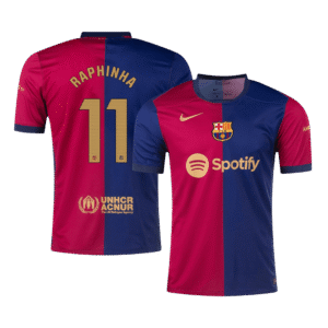 Barcelona Jersey Custom RAPHINHA #11 Soccer Jersey Home