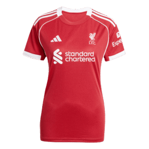 Liverpool Home Soccer Jersey Women's Custom Shirt 2025/26
