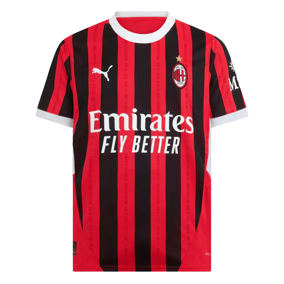 AC Milan Soccer Jersey Home Custom Shirt