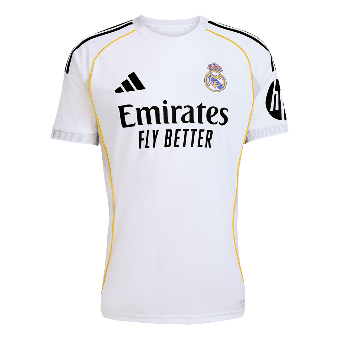 MBAPPÉ #10 Real Madrid Soccer Jersey Home Custom Shirt 2025/26 - Image 4