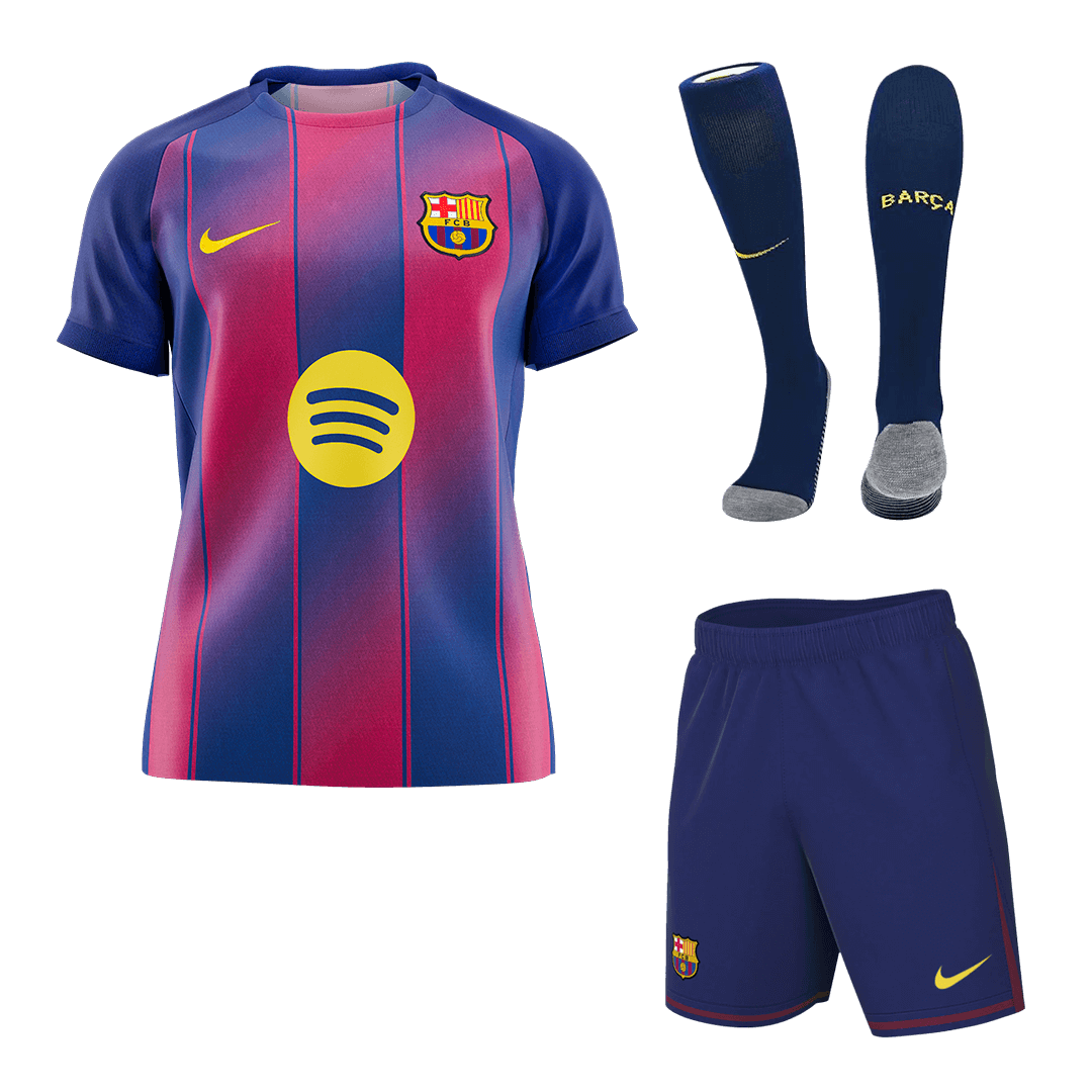 Barcelona Home Custom Full Soccer Kit 2025/26