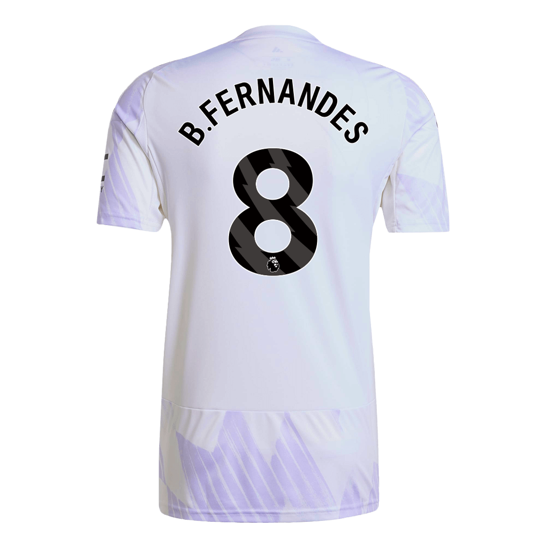 B.FERNANDES #8 Manchester United Soccer Jersey Away Custom Shirt 2025/26 - Image 3