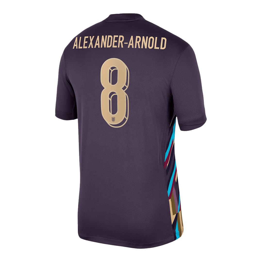 England Jersey Custom ALEXANDER-ARNOLD #8 Soccer Jersey Away - Image 3