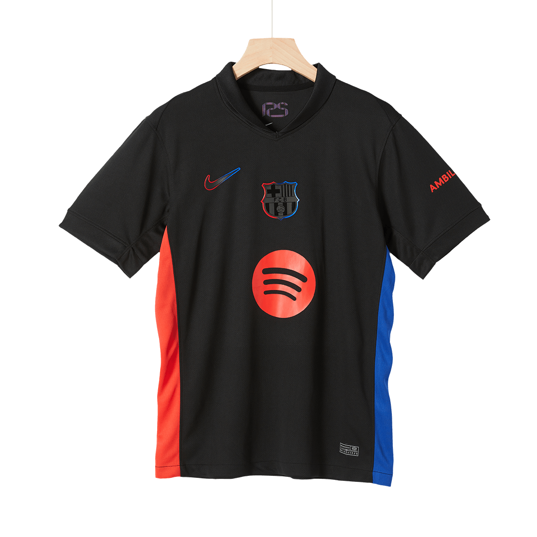 Barcelona Soccer Jersey Away Custom Shirt Spotify Logo Without Text - Image 4