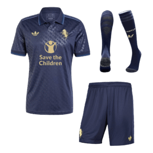 Juventus Third Away Custom Full Soccer Kit Save The Children Sponsor