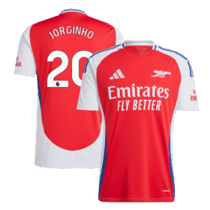 Arsenal Jersey Custom JORGINHO #20 Soccer Jersey Home