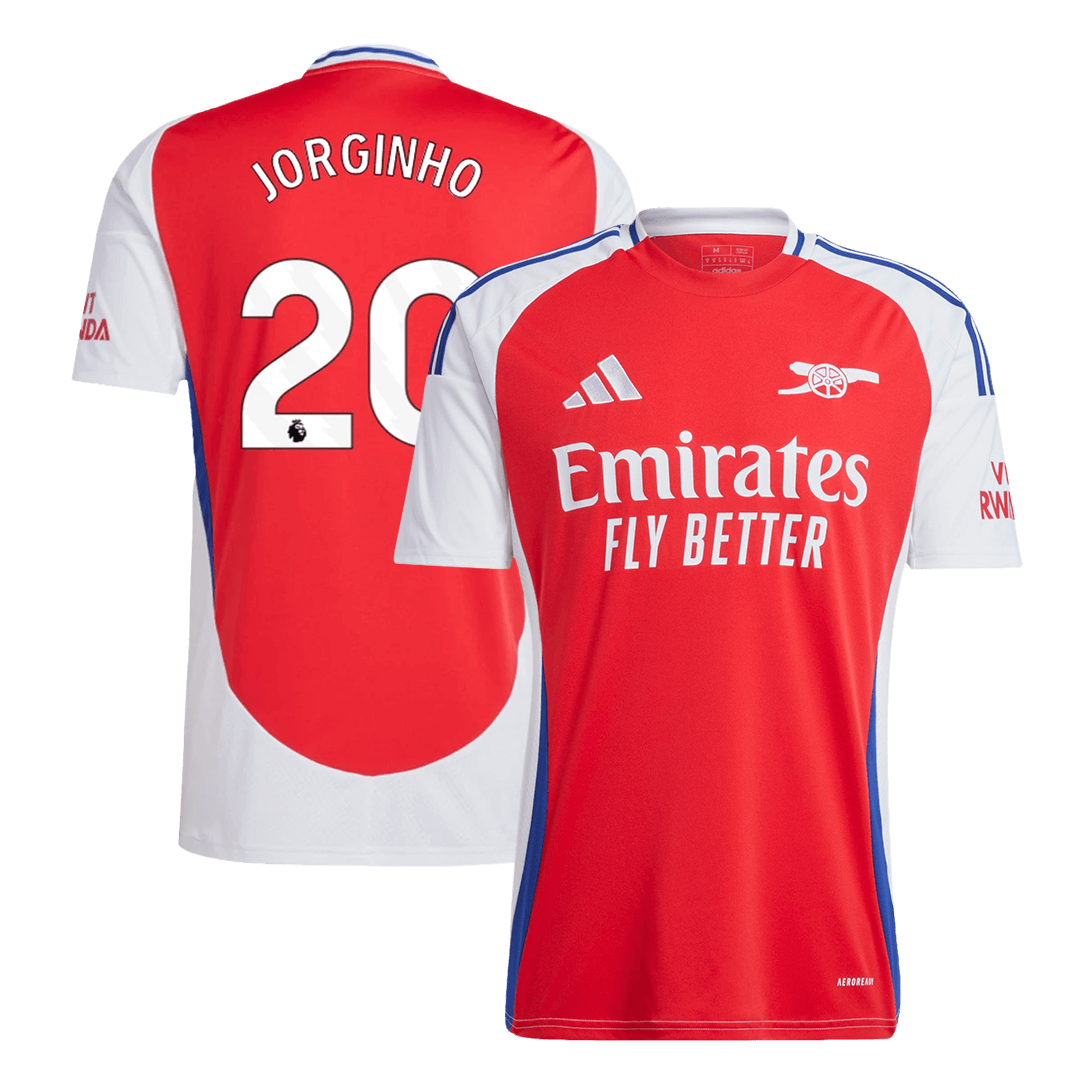 Arsenal Jersey Custom JORGINHO #20 Soccer Jersey Home