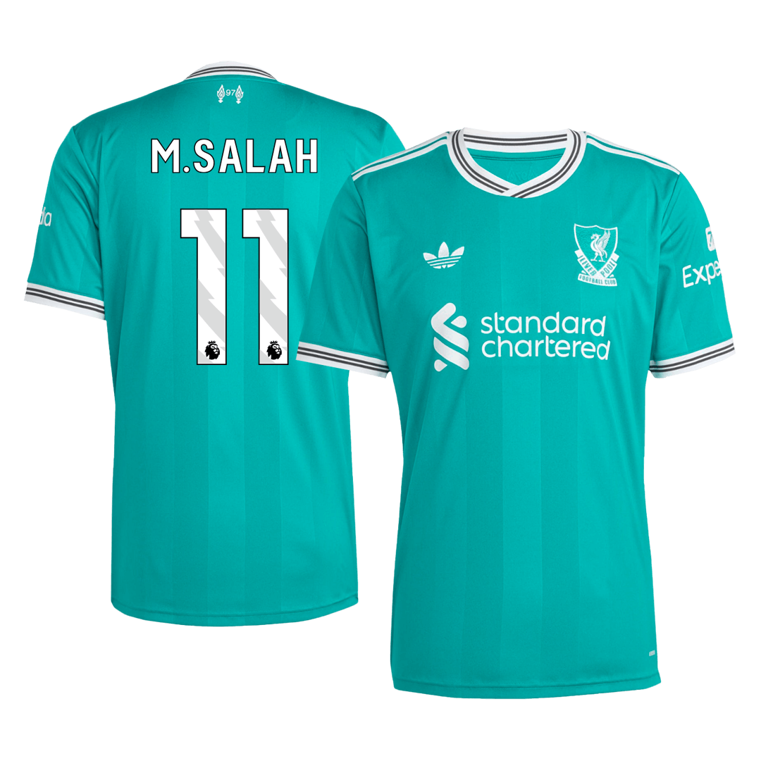 Liverpool M.SALAH #11 Soccer Jersey Third Away 2025/26 Custom Shirt