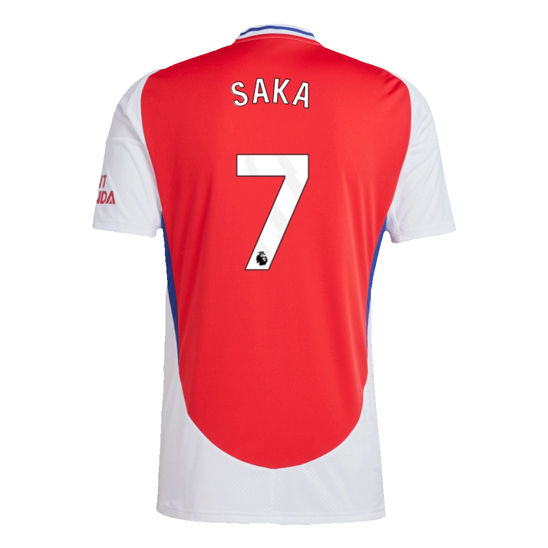 SAKA #7 Arsenal Soccer Jersey Home Custom Shirt - Image 3