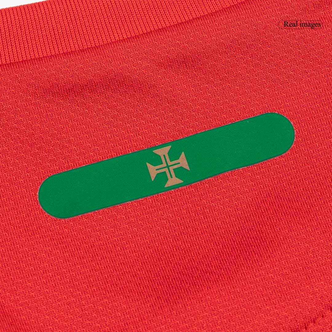 Portugal Retro Jersey Home Long Sleeve Soccer Shirt 2010 - Image 10