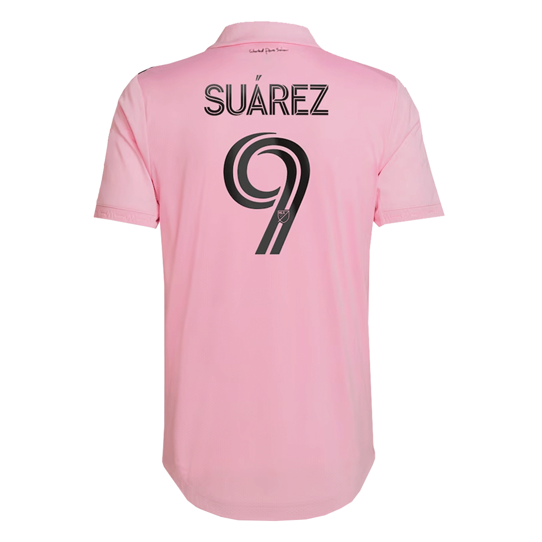 Inter Miami CF SUÁREZ #9 Home Custom Player Version Soccer Jersey 2022 - Image 3
