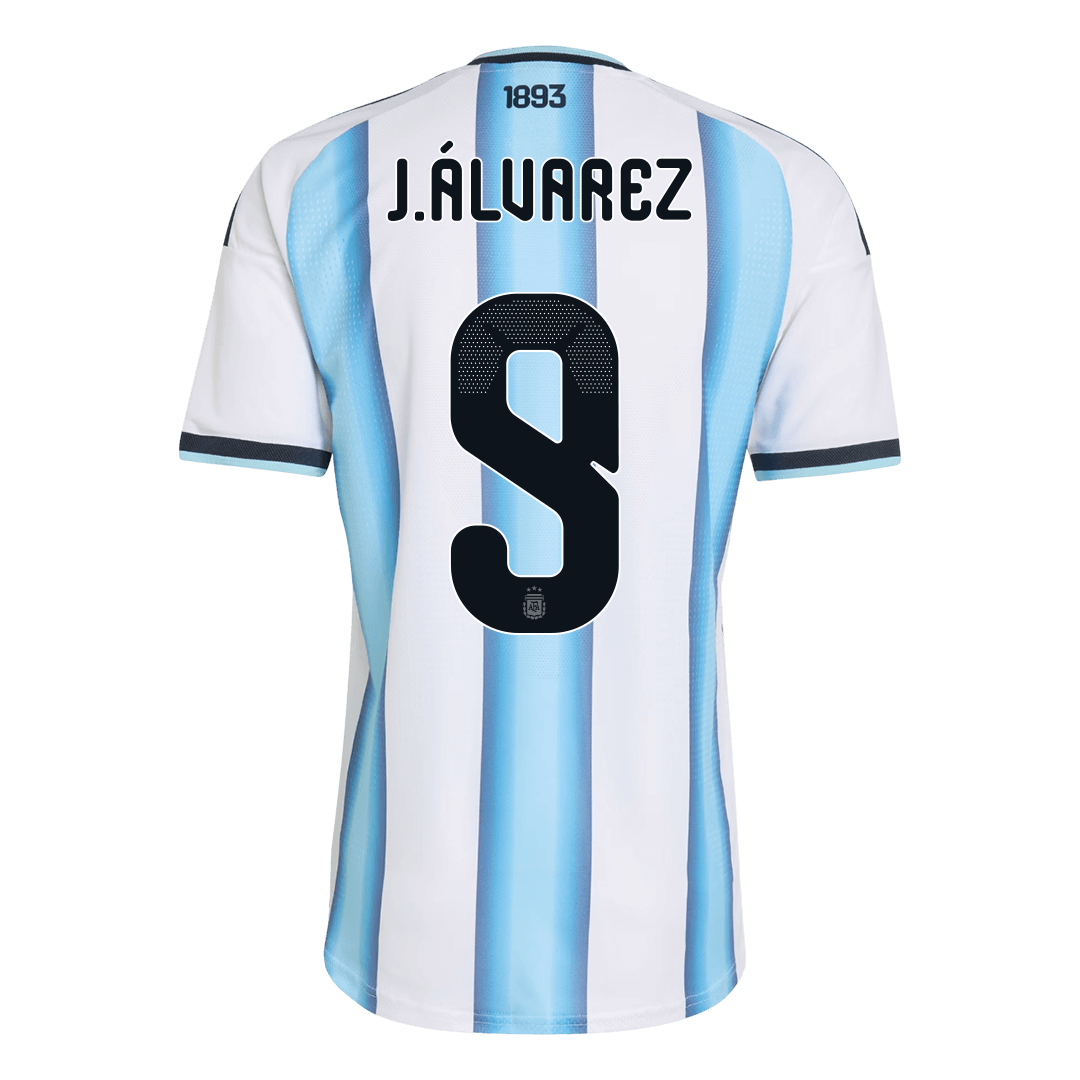Argentina J.ÁLVAREZ #9 Home Player Version Soccer Jersey World Cup 2026 - Image 3