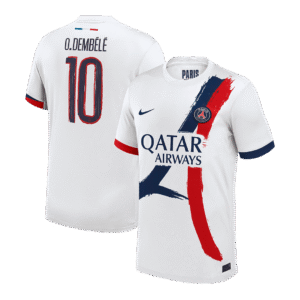 O.DEMBÉLÉ #10 PSG Soccer Jersey Away Custom Shirt - UCL