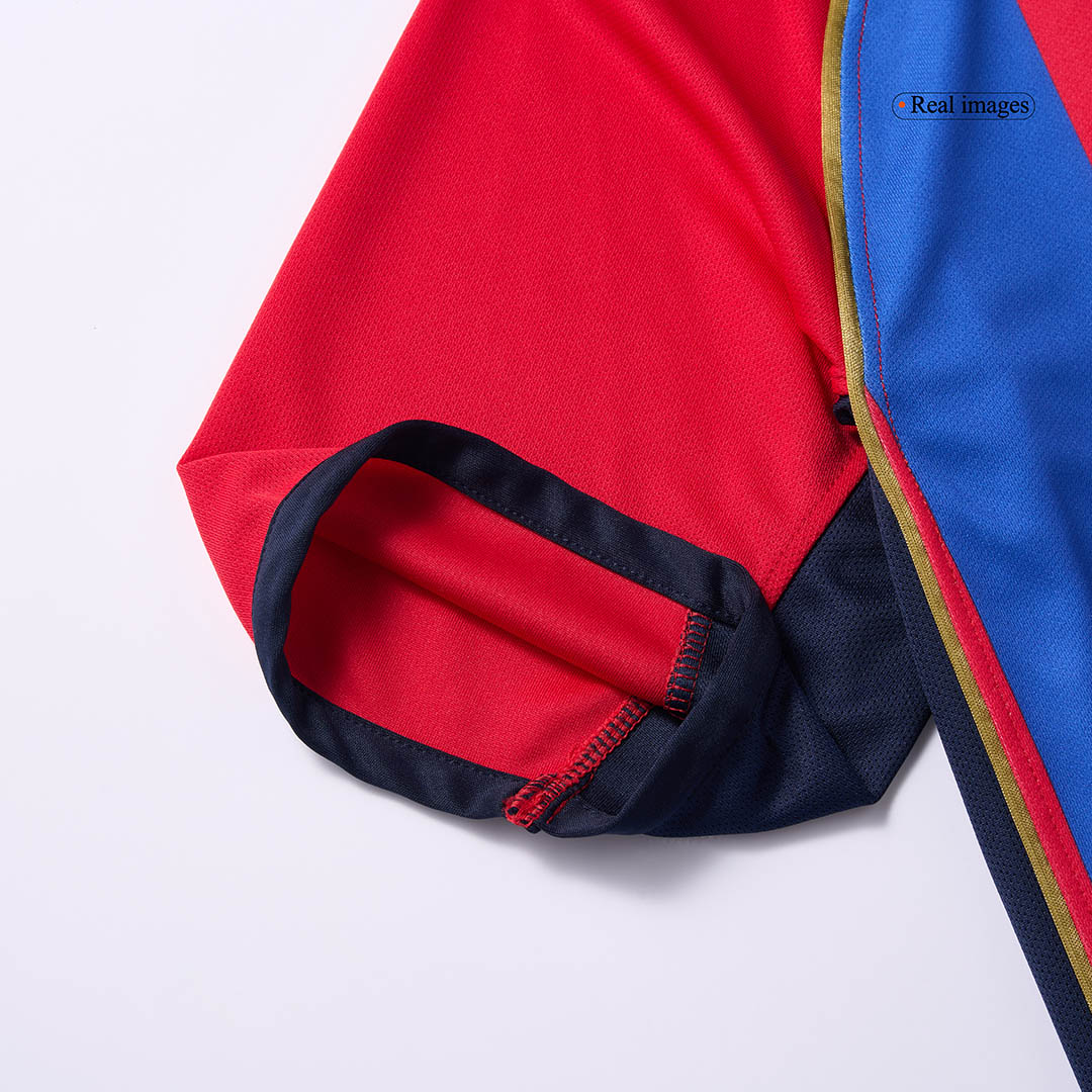 RIVALDO #10 Barcelona Retro Jersey Home Soccer Shirt 2001/02 - Image 8