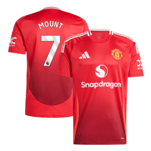 Manchester United Jersey Custom MOUNT #7 Soccer Jersey Home